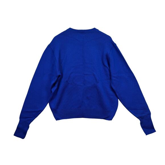 Vtg TM Athletics 100% Wool Pullover Sweater Wool S Varsity Logo Mens Sz 46 XL - Picture 2 of 5